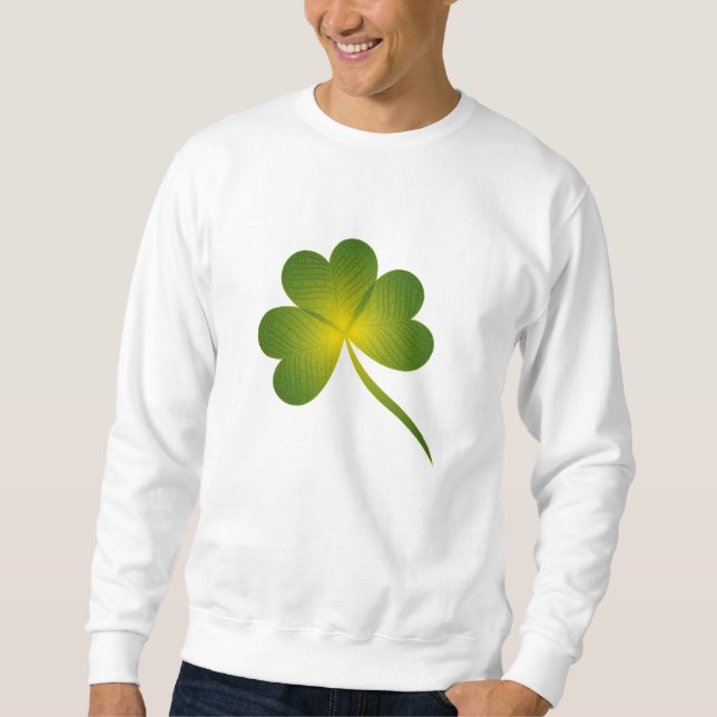 Lycklig saint patrick's day! lång ärmad tröja (Framsida)