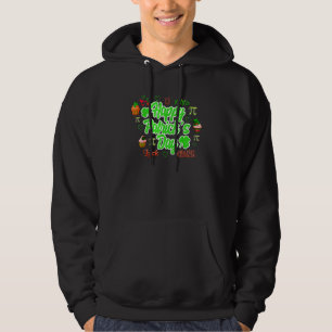 Lycklig Saint patrick's day Pi Tur & Charm Hoodie