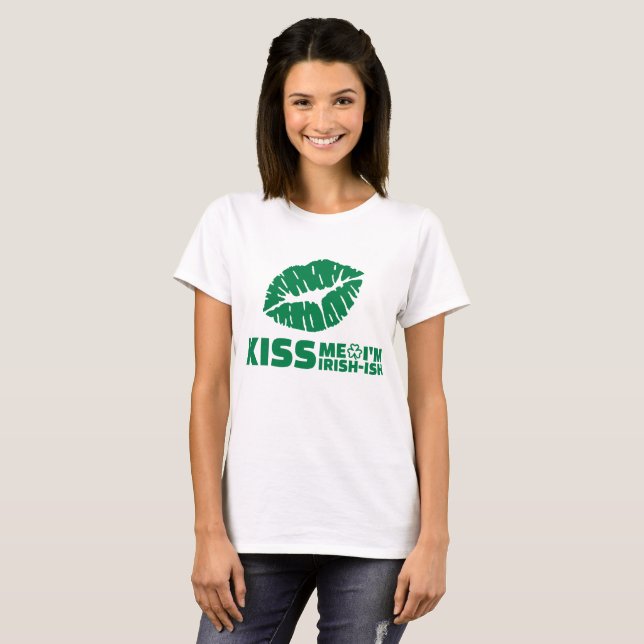 Lycklig saint patrick's day! t-shirt (Hel framsida)
