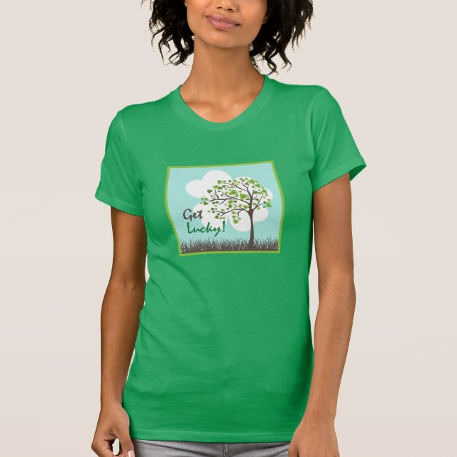Lycklig saint patrick's day! t shirt (Framsida)