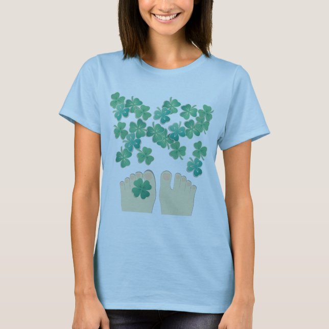 Lycklig saint patrick's day! t shirt (Framsida)