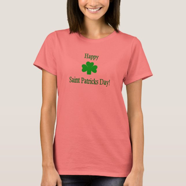 Lycklig Saint patrick's day T-shirt (Framsida)