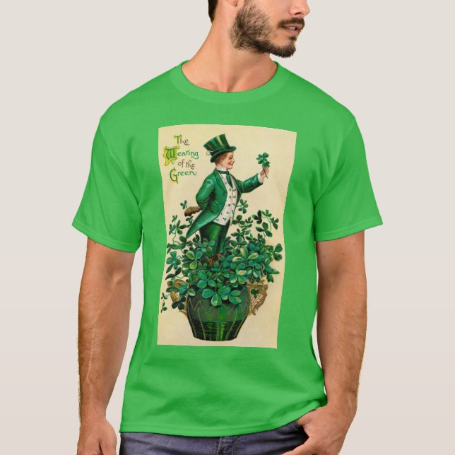 Lycklig saint patrick's day! t shirt (Framsida)