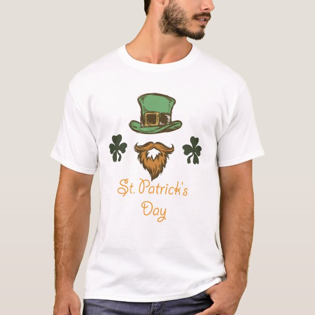 Lycklig saint patrick's day! t shirt (Framsida)