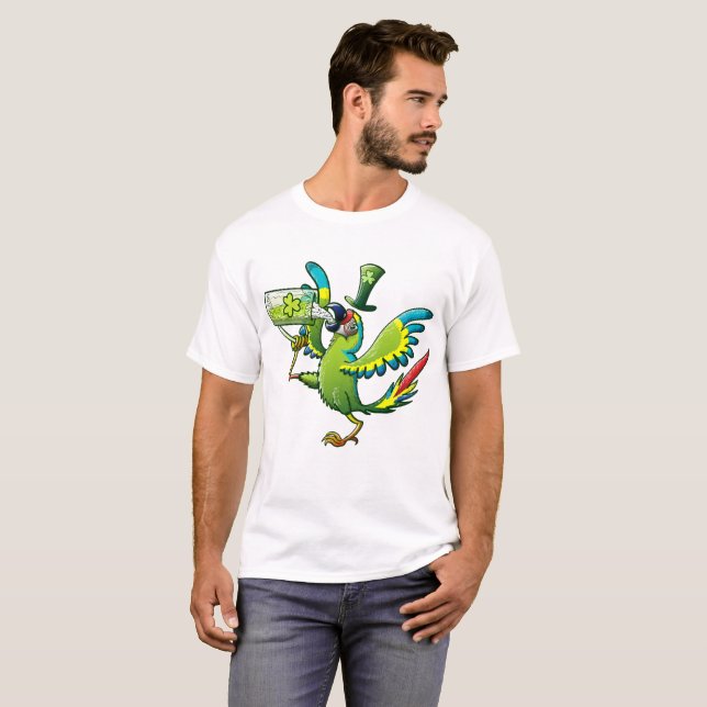 Lycklig saint patrick's day! t-shirt (Hel framsida)