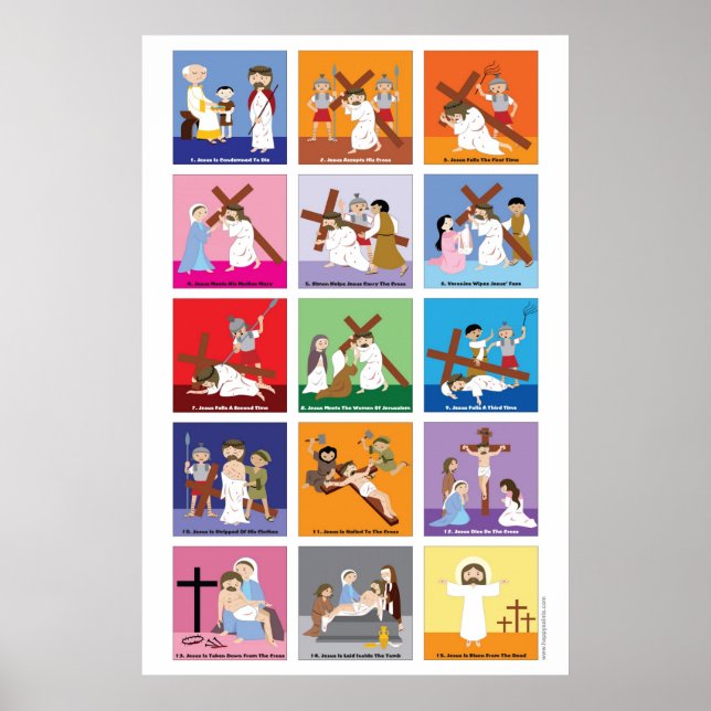 Lycklig Saints Way Kor Poster (Framsidan)