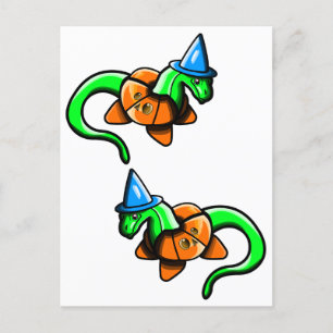 Lycklig Samhain! Helg Vykort