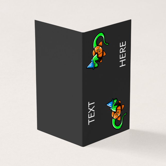 Lycklig Samhain! Kort (Utsida)