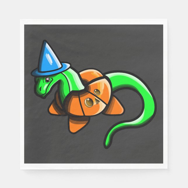 Lycklig Samhain! Pappersservett (Framsidan)