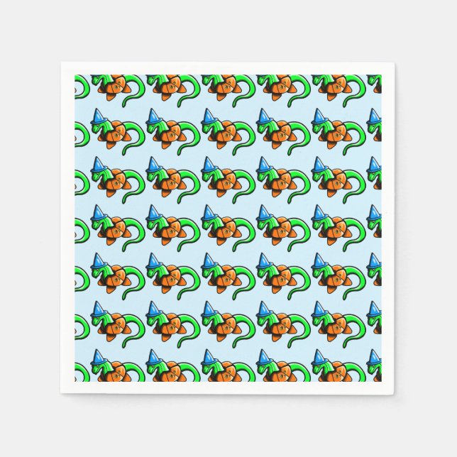 Lycklig Samhain! Pappersservett (Framsidan)