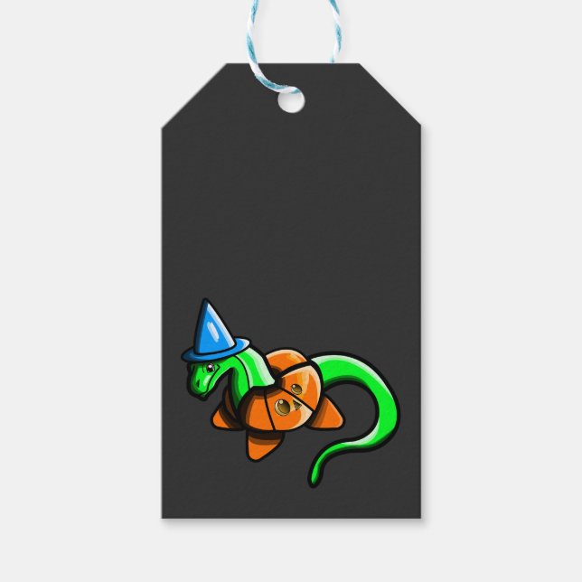 Lycklig Samhain! Presentetikett (Framsidan)