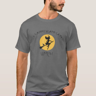 Lycklig Samhain Witch Celtic Gaelic Halloween T Shirt