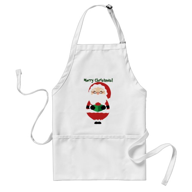 Lycklig Santa Apron Förkläde (Framsidan)