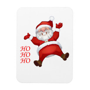 Lycklig Santa, HO-HO-HO Magnet