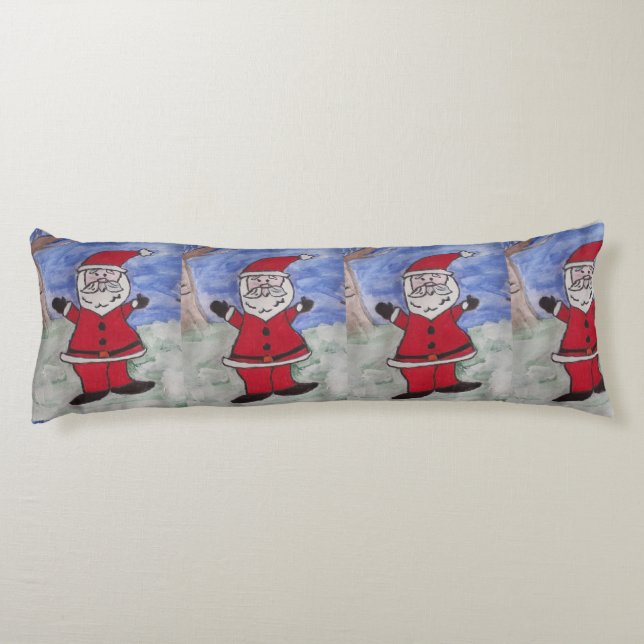 Lycklig Santa Kroppskudde (Baksidan)