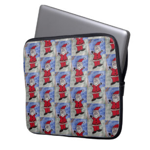Lycklig Santa Laptop sleeve