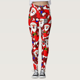 Lycklig Santa Leggings