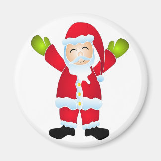 Lycklig Santa Ornament Magnet