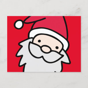 Lycklig Santa Vykort