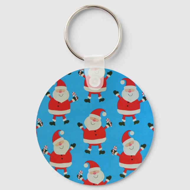 Lycklig Santas Nyckelring (Framsida)
