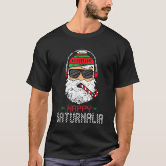 Lycklig Saturnalia Coola jultomten T Shirt