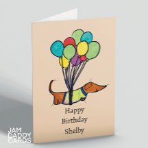 Lycklig Sause Hund Anpassade Birthday