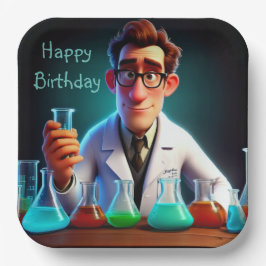 Lycklig Scientist Birthday