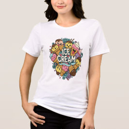 Lycklig Scoops Doodle Graphic Tee