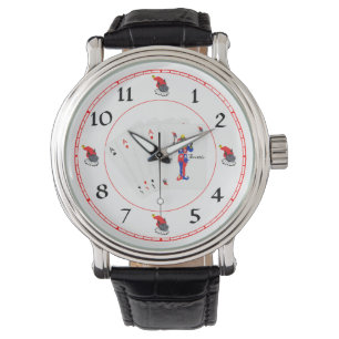 Lycklig Scottish Terrier Poker Armbandsur