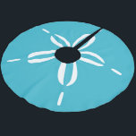 Lycklig Seashore | Beach Sand Dollar-jul<br><div class="desc">Bentemat Julgran har en tropisk turkos och en vit sandskal med årstidsutformning. Perfekt för strand- och havsekoteman för älskare,  och för juldekorteman vid kusterna. Originalteckningen KL Lagrar.</div>