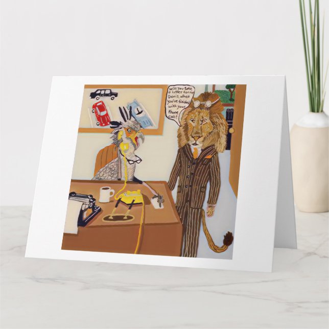 Lycklig sekreterardag kort (Framsida)