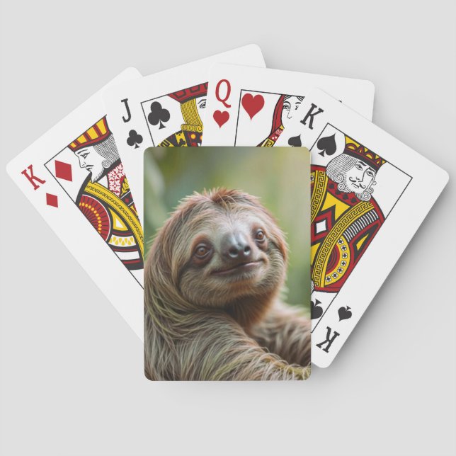 Lycklig sengångare  casinokort (Baksidan)