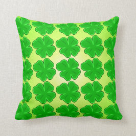 Lycklig Shamrock Fyrbladig Klöver Kudd Kudde