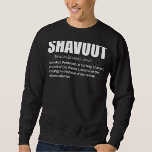 Lycklig Shavuot Definition Lycklig Shavuot Jewish Lång Ärmad Tröja