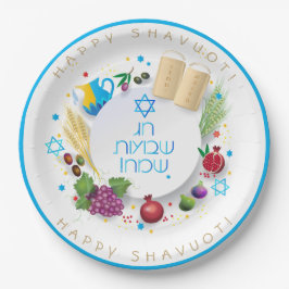 Lycklig SHAVUOT dekorativ dekorativ dekorativ sju 