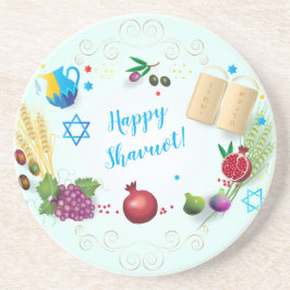 Lycklig SHAVUOT dekorativ dekorativ dekorativ sju  Underlägg