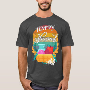 Lycklig Shavuot Jewish Firande Hebrew Judaism Ho T Shirt