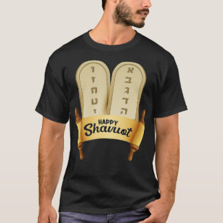 Lycklig Shavuot, judisk judaism H i Firande T Shirt