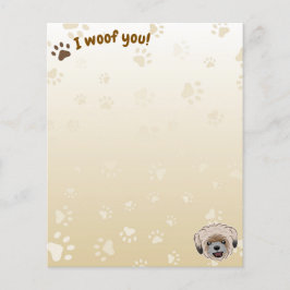 Lycklig Shih Tzu Hund älskare I Woof You Tassar
