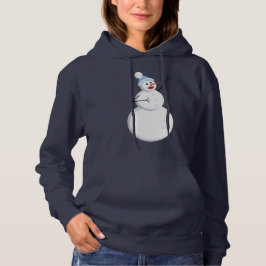 Lycklig Singing Snögubbe jul T Shirt
