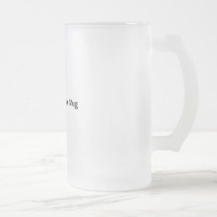 Lycklig SIST ölmugg Frostat Ölglas