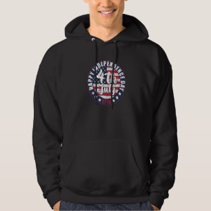 Lycklig-självständighetsdagen 4 juli USA 1776 Hoodie