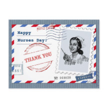 Lycklig sjukdag. Retro Nurse