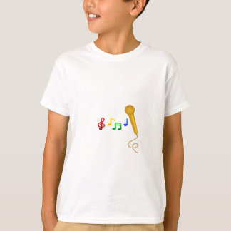 Lycklig sjungande musikKaraoke T-shirt