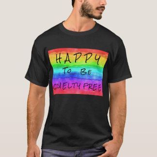 "Lycklig ska vara grymt fritt" Manar-Shirt T Shirt