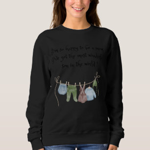 Lycklig ska vara Mamma till en underbar son till e T Shirt