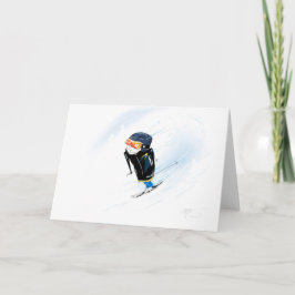 Lycklig skidfödelsedagen kort