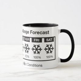 Lycklig Skierprognos Mugg