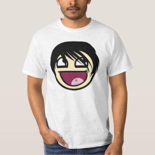 Lycklig skjorta för Emo ungememe Tee Shirt