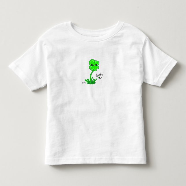 Lycklig skjorta t-shirt (Framsida)